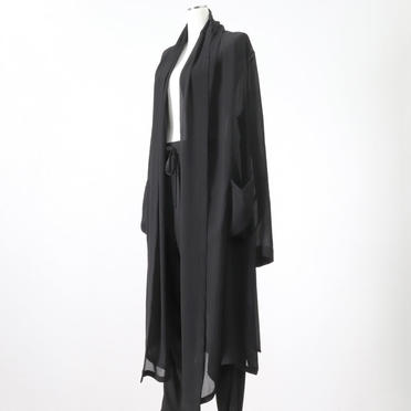 Drape Long Cardigan　BLACK No.2