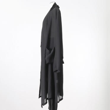 Drape Long Cardigan　BLACK No.3