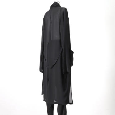 Drape Long Cardigan　BLACK No.6