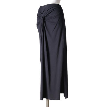 Twisted Long Skirt　BLACK No.2