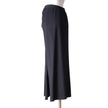 Twisted Long Skirt　BLACK No.4