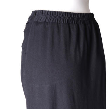Twisted Long Skirt　BLACK No.8