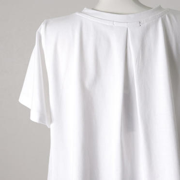 crew neck flare T　OFF WHITE No.8