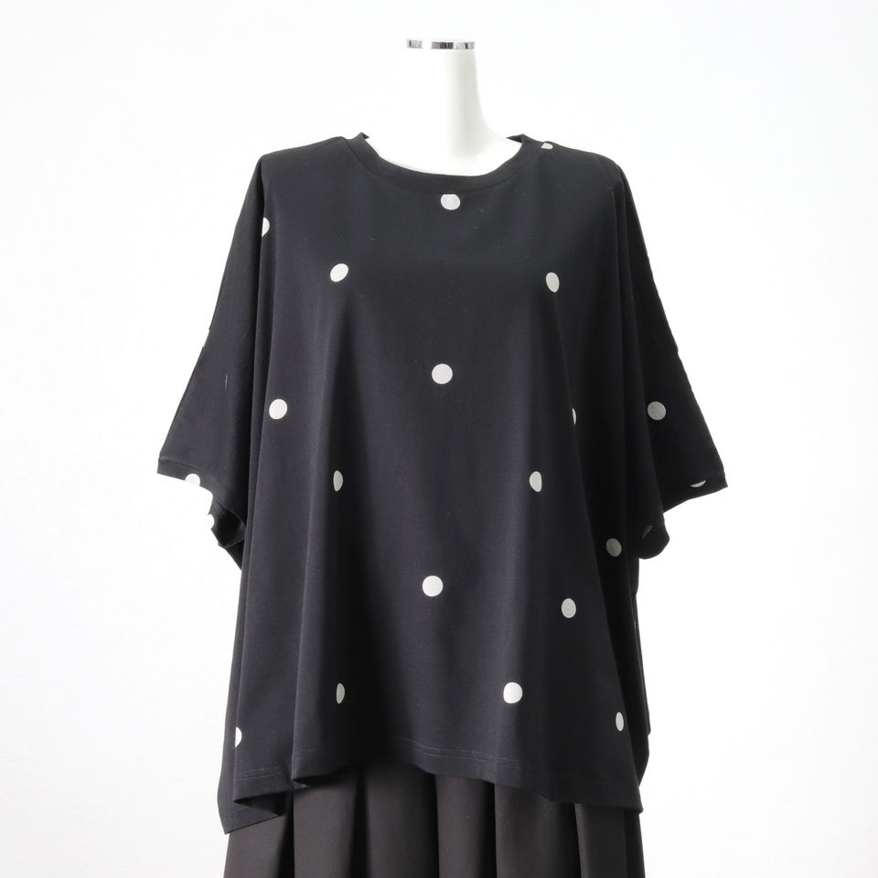 dot print wide P/O　BLACK