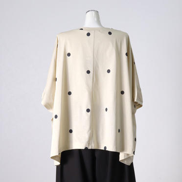 dot print wide P/O　BEIGE No.5