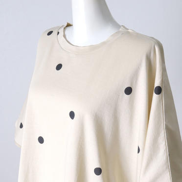 dot print wide P/O　BEIGE No.7