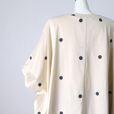 dot print wide P/O　BEIGE No.8