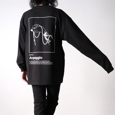 LONG SLEEVE TATTOO TEE　BLACK No.9