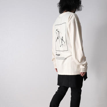 LONG SLEEVE TATTOO TEE　IVORY No.8