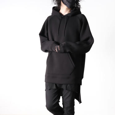 EMBROIDERY LOGO HOODIE　BLACK No.6