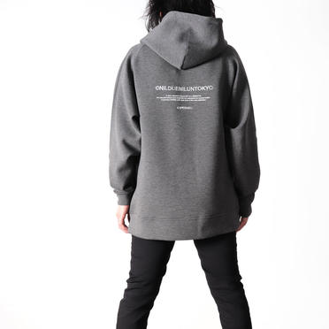 EMBROIDERY LOGO HOODIE　DARK GRAY No.8