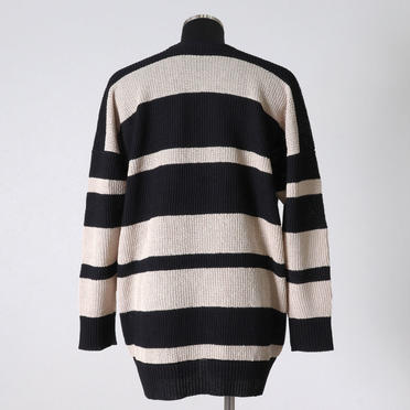 STRIPE KNIT SWEATER　BK×BE No.5