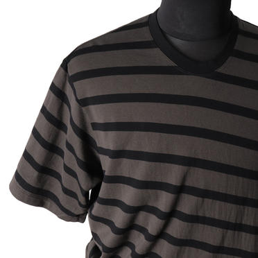 STRIPE T-SHIRT　CH×BK No.7