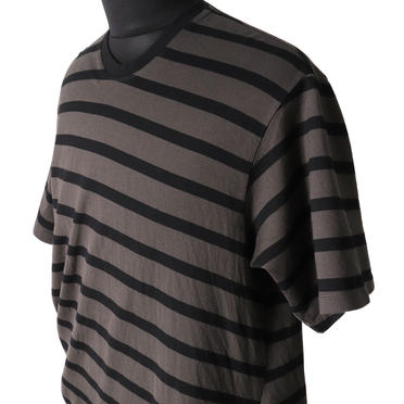 STRIPE T-SHIRT　CH×BK No.8