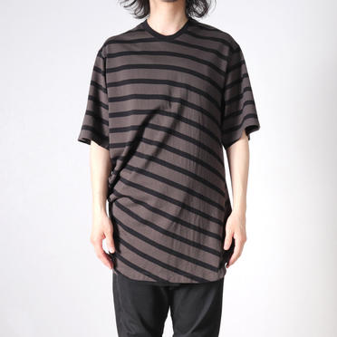 STRIPE T-SHIRT　CH×BK No.13