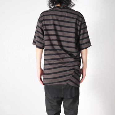 STRIPE T-SHIRT　CH×BK No.15