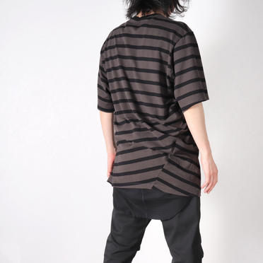 STRIPE T-SHIRT　CH×BK No.16