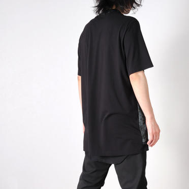 AVALANCHE MESH PRINT T-SHIRT　BLACK No.17