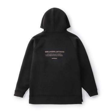 EMBROIDERY LOGO HOODIE　BLACK No.1