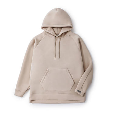 EMBROIDERY LOGO HOODIE　SAND No.2