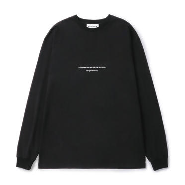 LONG SLEEVE TATTOO TEE　BLACK No.2