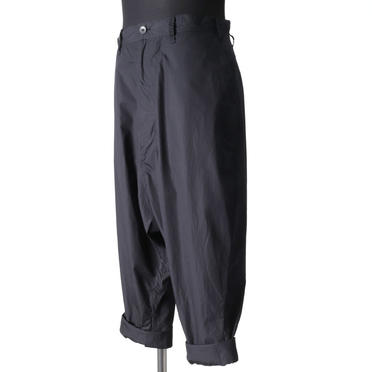 ROLL UP LOW CROTCH PANTS　BLACK No.2