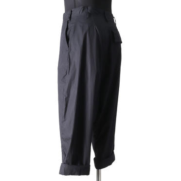 ROLL UP LOW CROTCH PANTS　BLACK No.4