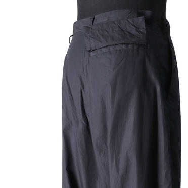 ROLL UP LOW CROTCH PANTS　BLACK No.11