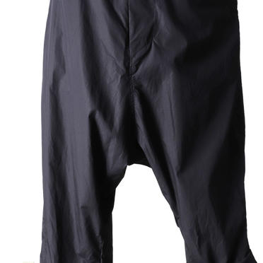 ROLL UP LOW CROTCH PANTS　BLACK No.12