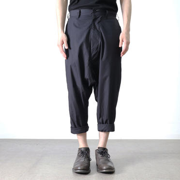 ROLL UP LOW CROTCH PANTS　BLACK No.19