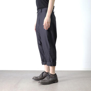 ROLL UP LOW CROTCH PANTS　BLACK No.20