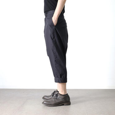 ROLL UP LOW CROTCH PANTS　BLACK No.21