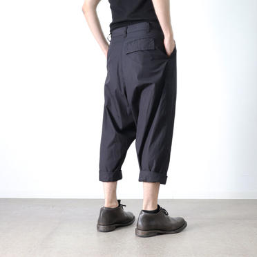 ROLL UP LOW CROTCH PANTS　BLACK No.23