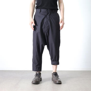 ROLL UP LOW CROTCH PANTS　BLACK No.25