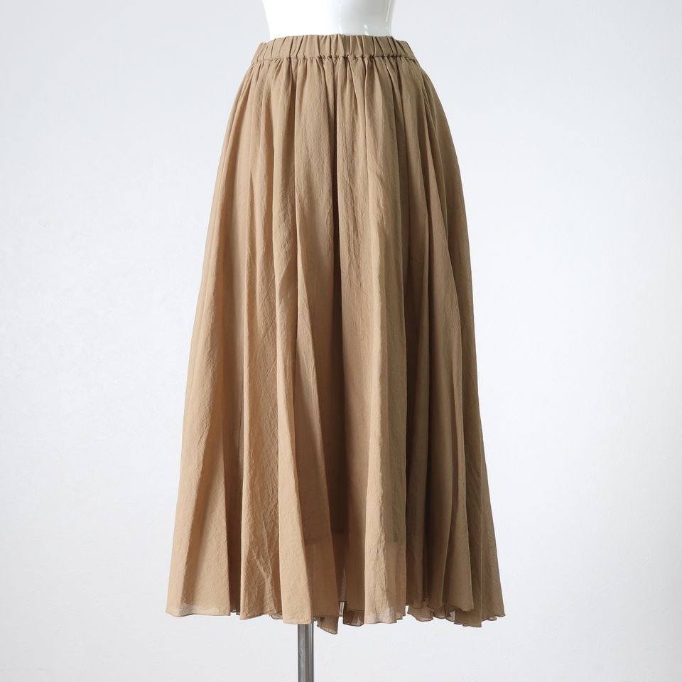 MIDIUMISOLID irregular length SK　BEIGE