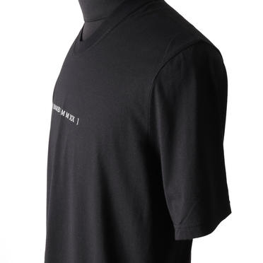 AVALANCHE BACK PRINT T-SHIRT　BLACK No.8