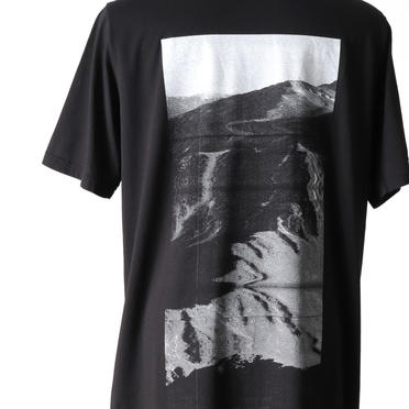 AVALANCHE BACK PRINT T-SHIRT　BLACK No.9