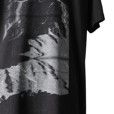 AVALANCHE BACK PRINT T-SHIRT　BLACK No.10