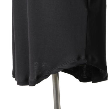 COLLAR TUCK T-SHIRT　BLACK No.11