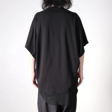 AVALANCHE PRINT CROPPED T-SHIRT　BLACK No.15