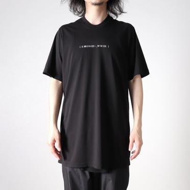 AVALANCHE BACK PRINT T-SHIRT　BLACK No.13