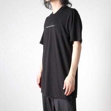 AVALANCHE BACK PRINT T-SHIRT　BLACK No.14