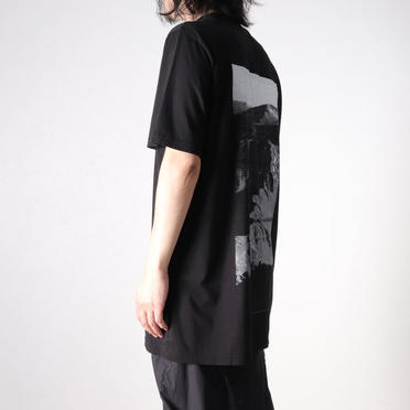 AVALANCHE BACK PRINT T-SHIRT　BLACK No.15