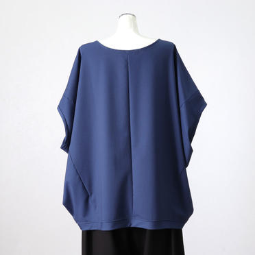 T/R stretch cocoon wide P/O　BLUE No.5