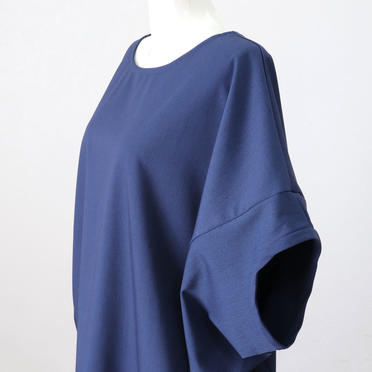 T/R stretch cocoon wide P/O　BLUE No.8