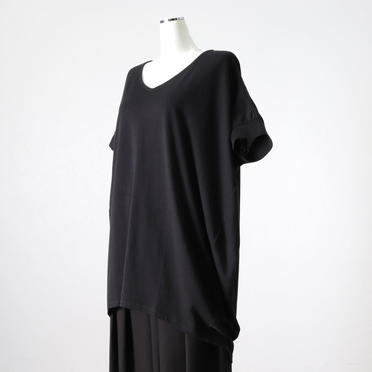 V neck cocoon P/O　BLACK No.2