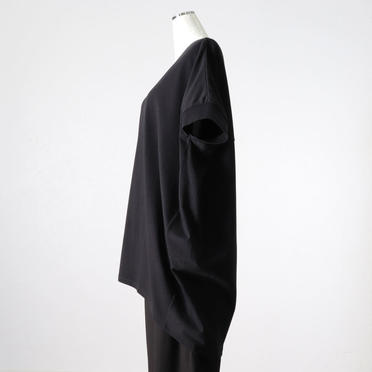 V neck cocoon P/O　BLACK No.3