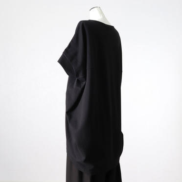 V neck cocoon P/O　BLACK No.4