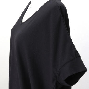 V neck cocoon P/O　BLACK No.8