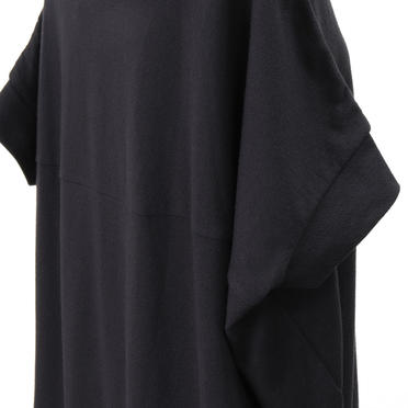 V neck cocoon P/O　BLACK No.9